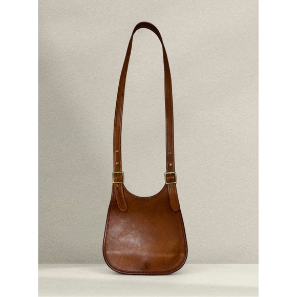 Coach Handbags - Coach Faiths Legacy Saddle Bag 9949 Brown Leather Made USA Vintage Cross Body